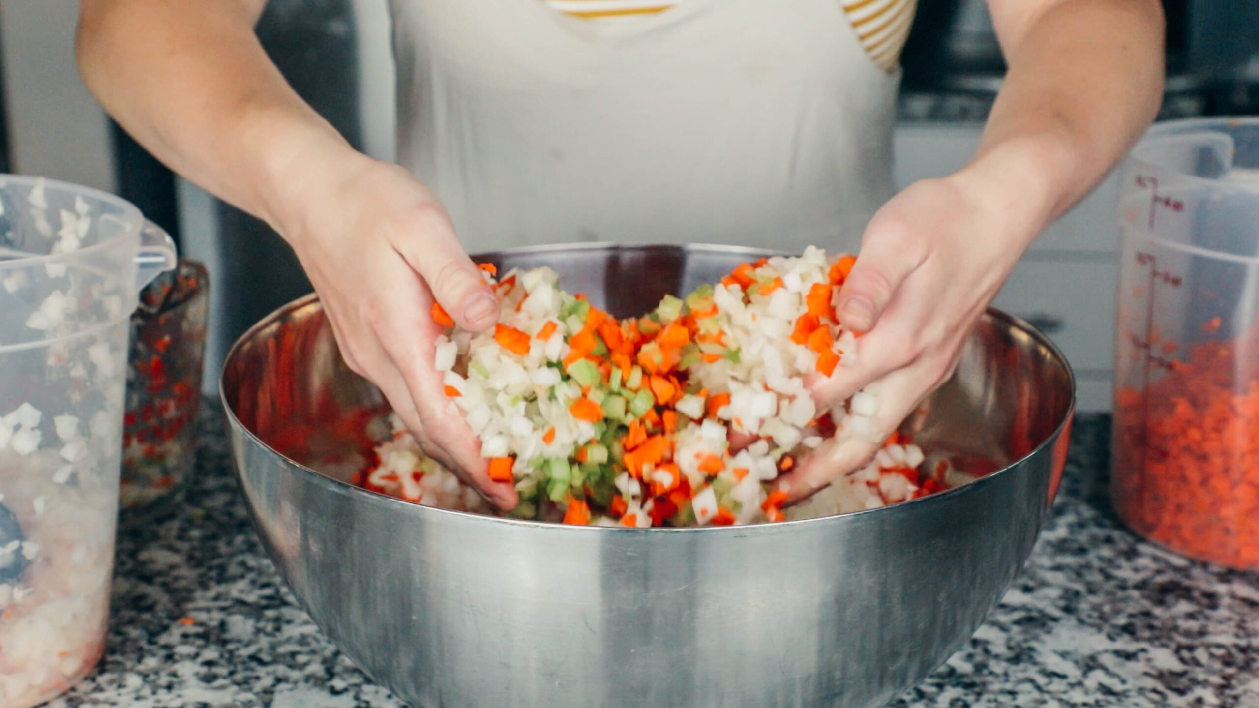 How to Make and Freeze Mirepoix with Fresh Vegetables